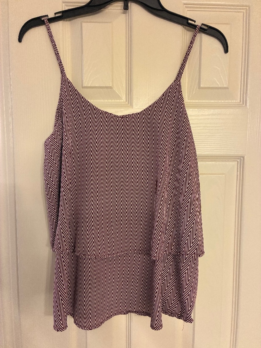 Maroon Chevron Tank
